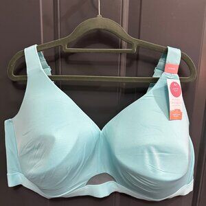 Cacique Comfort Bliss No Underwire Bra 50DDD Seafoam
